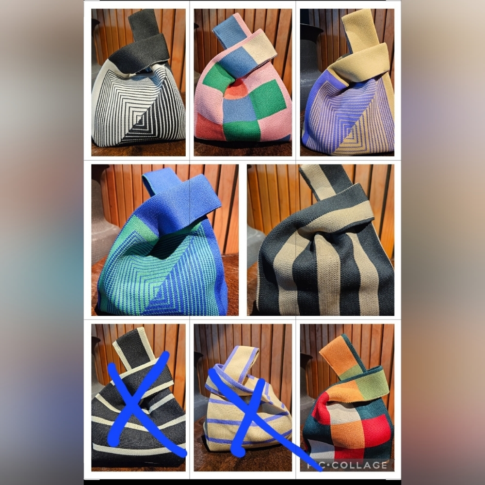 CUTE. Mini Knit Wrist Bag - Picture 4 of 10